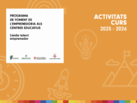 Ja tenim a punt una nova edició del catàleg d’accions formatives per promoure l’emprenedoria als centres educatius